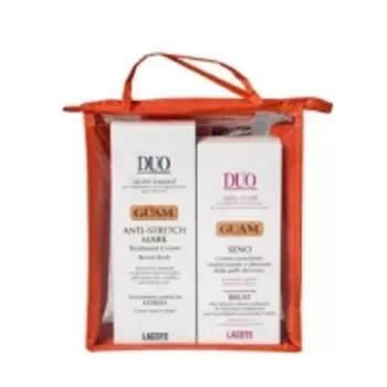 Guam - Набор Линия Duo № 4: Крем для груди подтягивающий восстанавливающий 150 мл + Крем против растяжек для тела и груди, 200 мл