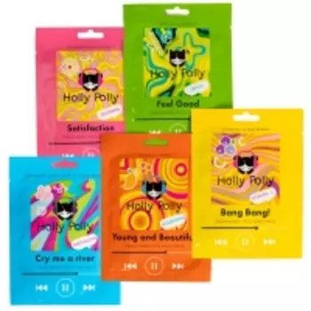 Holly Polly - Увлажняющая тканевая маска с гиалуроновой кислотой, алое и экстрактом сакуры Cry Me a River на кремовой основе, 22 г