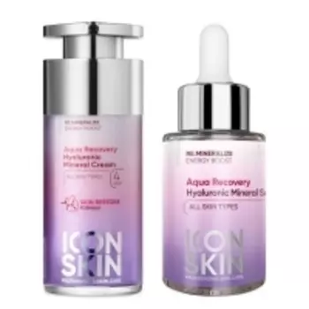 Icon Skin - Набор для увлажнения кожи: сыворотка 30 мл + крем 30 мл