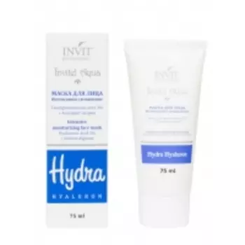 Invit - Маска для лица "Интенсивное увлажнение" гиалуроновая кислота 3% + альгинат натрия, 75 мл