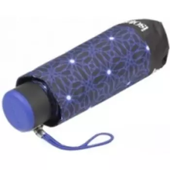 Isotoner Mini Slim Rosace - Зонт механический, ультра тонкий 5 сложений, Калейдоскоп