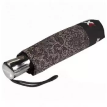 Isotoner X-tra Solide Dentelle - Зонт автоматический суперпрочный, 3 сложения, Кружева