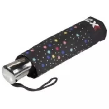 Isotoner X-tra Solide Etincellе - Зонт автоматический суперпрочный, 3 сложения, Сияние