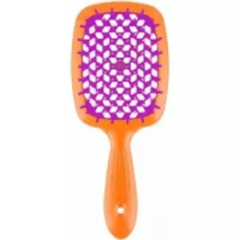 Janeke - Щетка Superbrush малая оранжево-фиолетовая, 17,5 х 7 х 3 см