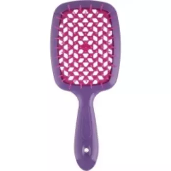Janeke - Щетка Superbrush с закругленными зубчиками фиолетово-малиновая, 20,3 х 8,5 х 3,1 см