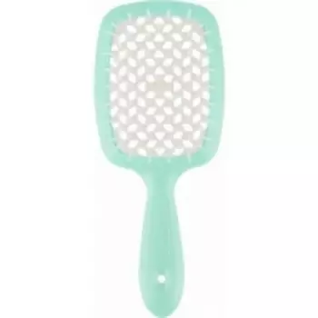 Janeke - Щетка Superbrush с закругленными зубчиками мятно-белая, 20,3 х 8,5 х 3,1 см