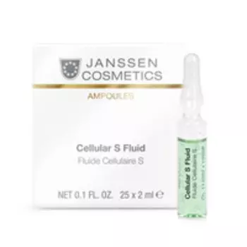 Janssen Cosmetics Ampoules Cellular S Fluid - Сыворотка в ампулах для клеточного обновления 7 x 2 мл