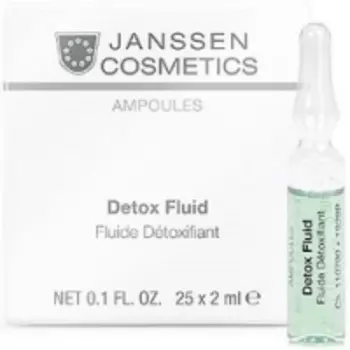 Janssen Cosmetics Ampoules Detox Fluid - Сыворотка-детокс в ампулах, 7 х 2 мл