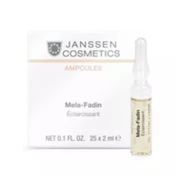 Janssen Cosmetics Ampoules Мela-Fadin (skin lightening) - Осветляющие ампулы 3 x 2 мл