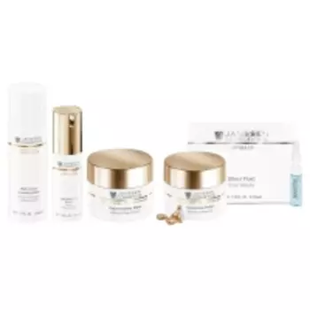 Janssen Cosmetics - Набор средств для укрепления и защиты зрелой кожи: сыворотка 30 мл + бальзам 50 мл + крем-маска 50 мл + капсулы 50 шт + сыворотка 2 мл х 7 шт