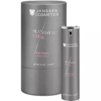Janssen Cosmetics Platinum Care Eye Cream - Крем реструктурирующий для глаз с пептидами и коллоидной платиной, 15 мл