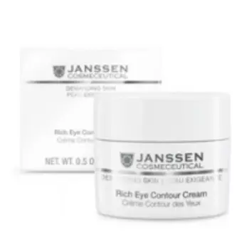 Janssen Demanding Skin Rich Eye Contour Cream - Питательный крем для кожи вокруг глаз 15 мл