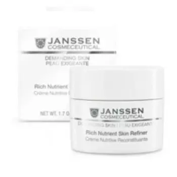 Janssen Demanding Skin Rich Nutrient Skin Refiner - Обогащенный дневной питательный крем (SPF-4) 50 мл