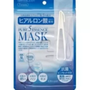Japan Gals Pure5 Essential - Маска с гиалуроновой кислотой, 1 шт.