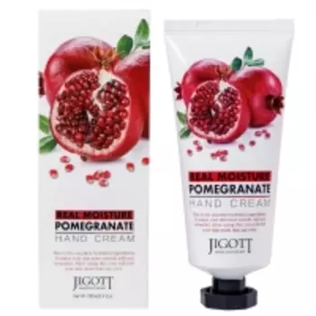 Jigott - Увлажняющий крем для рук с экстрактом граната, 100 мл