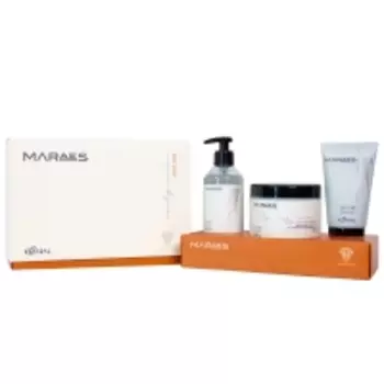 Kaaral - Подарочный набор: шампунь 250 мл + кондиционер 500 мл + дисциплинирующий крем 150 мл