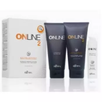 Kaaral - Выпрямляющий крем для окрашенных и слабых волос Online hair straightening system 2, 445 мл
