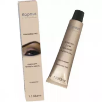 Kapous - Краска для бровей и ресниц (графит) 30 мл