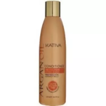 Kativa Argan Oil Conditioner - Кондиционер для волос увлажняющий с маслом арганы, 250 мл