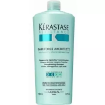 Kerastase Resistance Bain Force Architecte - Шампунь-ванна укрепляющий для сильно поврежденных волос, 1000 мл