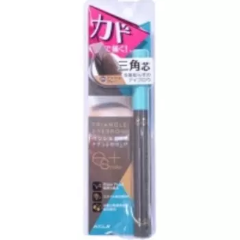 Koji - Карандаш для бровей влагостойкий, пепельно-коричневый, тон 4