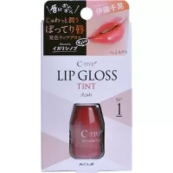 Koji - Увлажняющая губная помада-тинт с аппликатором, Нежная фуксия