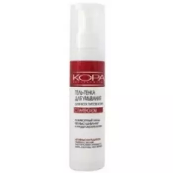 KORA - Гель-пенка для умывания для всех типов кожи с пантенолом, 150 мл