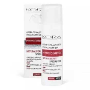 KORA - Крем-гель для век с маслом ши, от отеков и морщин, 30 мл