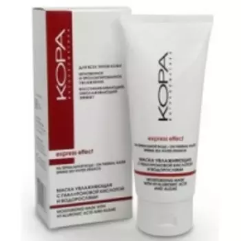 KORA - Крем-маска увлажняющая с гиалоурановой кислотой и водорослями, 100 мл