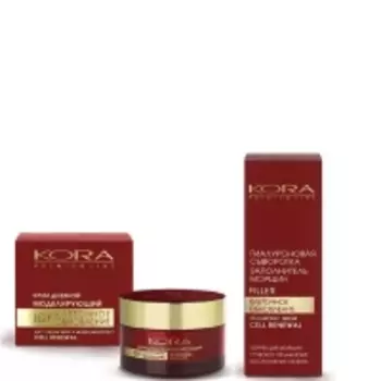 Кора - Набор для зрелой кожи (Сыворотка, 25 мл + Крем дневной, 50 мл)