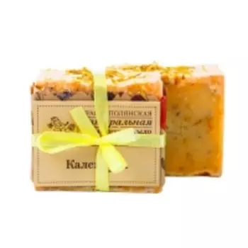 Краснополянская косметика - Мыло ручной работы "Календула" 110 мл