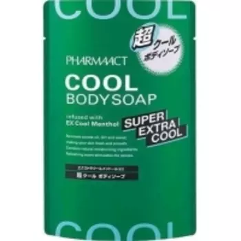 Kumano cosmetics Extra Cool Body Soap - Гель для душа, сменный блок, 400 мл