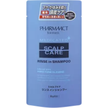 Kumano cosmetics Scalp Care Rinse in Shampoo - Шампунь 2 в 1 против перхоти для мужчин, 400 мл