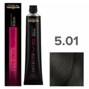L'Oreal Professionnel - Краситель тон в тон Dia Richesse, 5.01 Светлый шатен ледяной, 50 мл