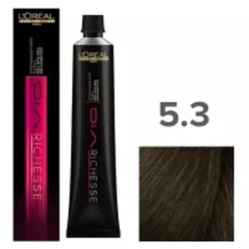 L'Oreal Professionnel - Краситель тон в тон Dia Richesse, 5.3 Светлый коричневый золотистый, 50 мл