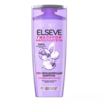 L'Oreal - Увлажняющий шампунь для обезвоженных и тонких волос с гиалуроновой кислотой, 250 мл