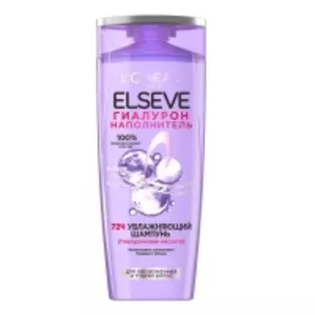 L'Oreal - Увлажняющий шампунь для обезвоженных и тонких волос с гиалуроновой кислотой, 400 мл