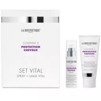 La Biosthetique Power Set Vital Complexe 3 - Витализирующий дует с молекулярным комплексом защиты волос, 50 мл, 100 мл