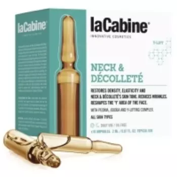 La Cabine - Концентрированная сыворотка в ампулах для области шеи и декольте, 10*2 мл