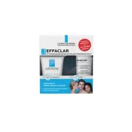 La Roche Posay Effaclar - Набор для проблемной кожи, корректирующий крем-гель и очищающий гель, 1 шт
