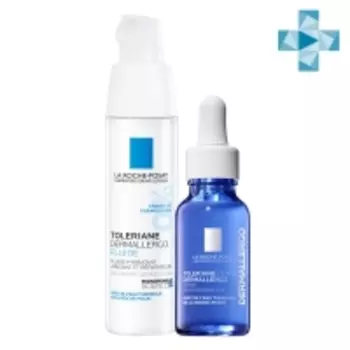 La Roche Posay - Набор Dermallergo для ухода за чувствительной кожей (интенсивно успокаивающая сыворотка 20 мл + интенсивный успокаивающий флюид 40 мл)
