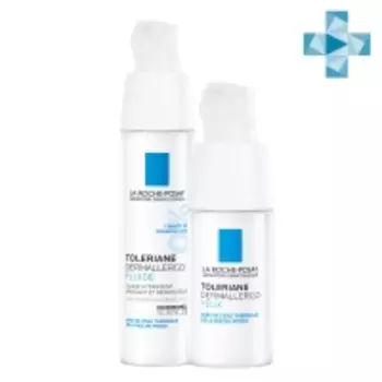 La Roche Posay - Набор Dermallergo для увлажнения чувствительной кожи (Интенсивный успокаивающий флюид 40 мл + Интенсивный успокаивающий уход для кожи вокруг глаз 20 мл)