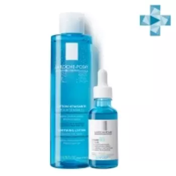 La Roche Posay - Набор для базового антивозрастного ухода (успокаивающий тоник 200 мл + антивозрастная увлажняющая сыворотка 30 мл)