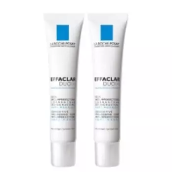 La Roche Posay - Набор Эфаклар ДУО[+] Корректирующий крем-гель для проблемной кожи, 2 шт х 40 мл