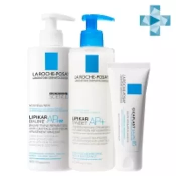La Roche Posay - Набор комплексный уход для очень сухой и склонной к атопии кожи младенцев, детей и взрослых