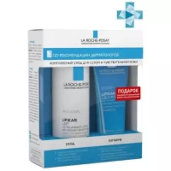 La Roche Posay Набор: Липикар молочко 400 мл + Липикар очищающий гель 100 мл