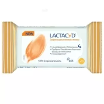 Lactacyd - Салфетки влажные для интимной гигиены, 15 шт