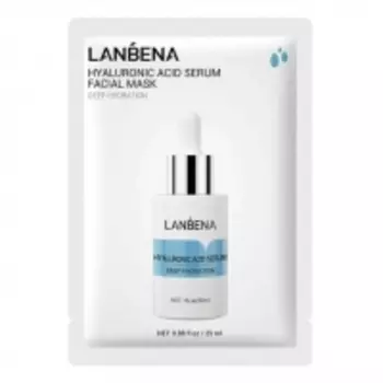 Lanbena - Тканевая маска с гиалуроновой кислотой, 25 г