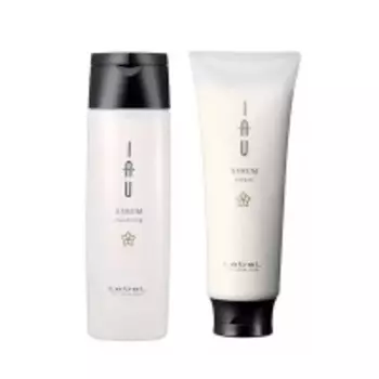 Lebel - Набор для разглаживания волос: шампунь 200 мл + аромакрем 200 мл