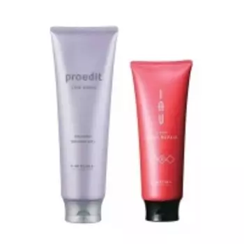 Lebel - Набор для укрепления волос: маска 250 мл + аромакрем 200 мл